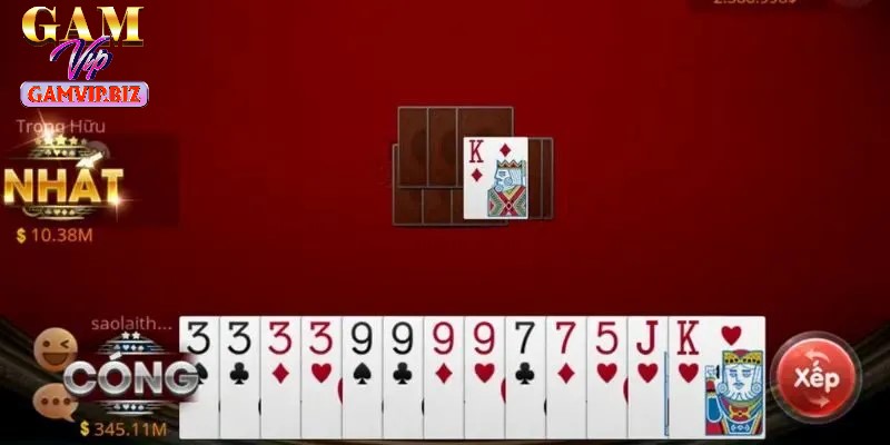 Cần ghi nhớ quy tắc kết hợp để tạo ra bộ bài hợp lệ