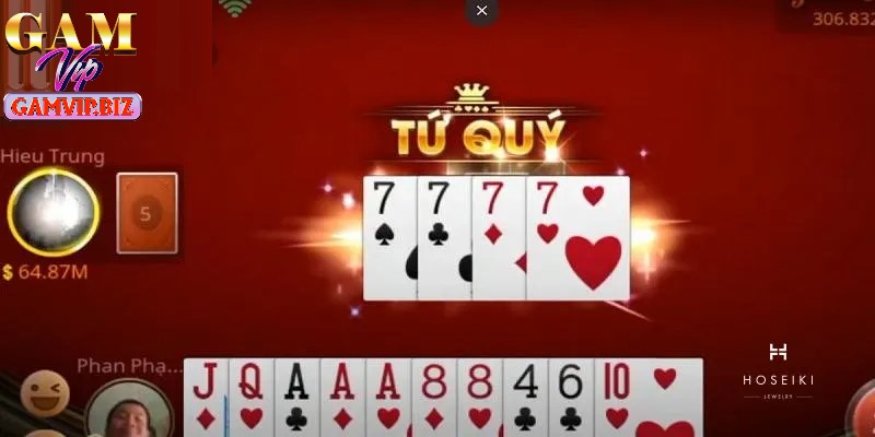 Chú ý đến bộ bài và các giá trị lá bài trong game
