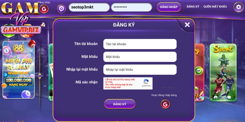 Đăng ký GAMVIP cần đáp ứng các điều khoản theo yêu cầu