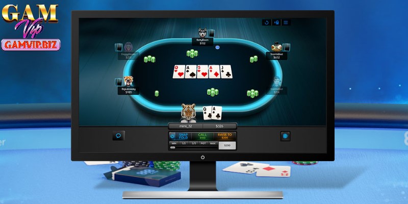Poker là game chơi không thể bỏ lỡ tại GAMEVIP