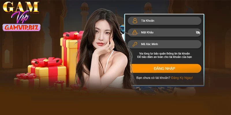 Truy cập link vào cổng game sau đó lựa chọn đăng nhập tài khoản