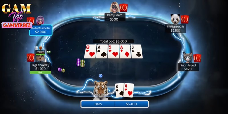 Vòng flop trong game đơn giản khi tham gia